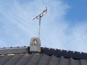 アンテナ支線交換